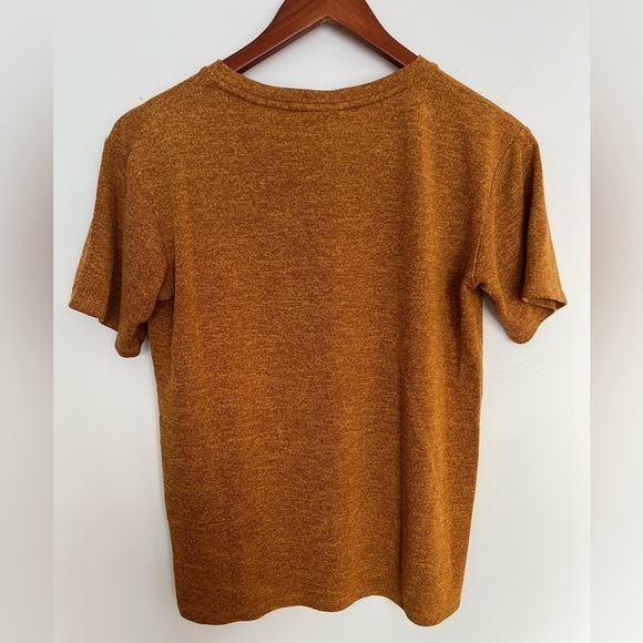 Twik Mustard Yellow Crew Neck T-Shirt relaxed fit size XS - Picture 4 of 5